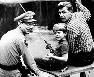 Andy, Opie, and Barney Fife -- the 1950s is the US